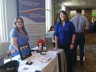 Staff at a local event