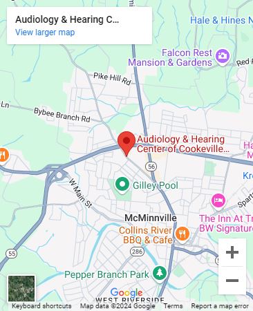 A map of our McMinnville office